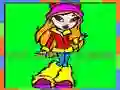Hra Ľahké Colorovanie Bratz online Hra Ľahké Colorovanie Bratz online
