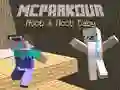 Hra MCParkour Noob a Noob Bábätko online