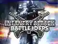 Hra Útok Pechoty Bitka 3D FPS online