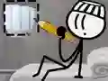 Hra Dop Stickman Útek z Väzenia online