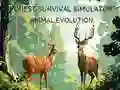 Hra Simulator prežitia v lese: Evolúcia zvierat online