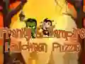 Hra Franky a upírska Halloween puzzle online Hra Franky a upírska Halloween puzzle online