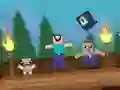 Hra Noob: Prežitie v Terrarii online