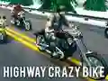 Hra Bláznivý Motocykel na Diaľnici online Hra Bláznivý Motocykel na Diaľnici online