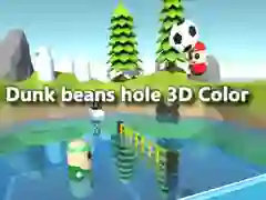 Hra Hoditajte fazuľu do farebnej diery 3D online
