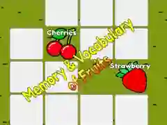 Hra Pamäť a slovná zásoba ovocia online