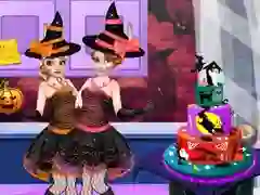 Hra Halloweenový party koláč online