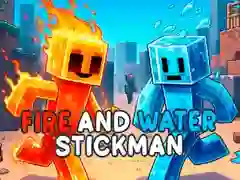 Hra Oheň a voda Stickman online