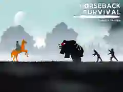 Hra Prežitie na koni: Útek pred zombie online
