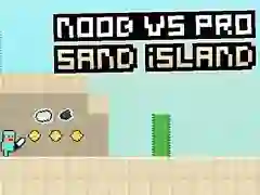 Hra Noob vs Pro: Piesočná Isla online Hra Noob vs Pro: Piesočná Isla online