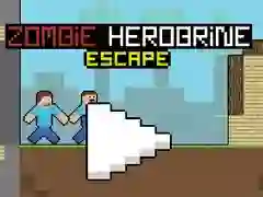 Hra Únik pred zombie Herobrineom online Hra Únik pred zombie Herobrineom online