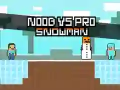 Hra Noob vs Pro Snehuliak online Hra Noob vs Pro Snehuliak online