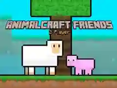 Hra AnimalCraft Priatelia 2 hráči online Hra AnimalCraft Priatelia 2 hráči online
