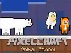 Hra PixelCraft Zverinová škola online Hra PixelCraft Zverinová škola online