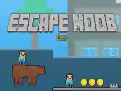 Hra Únik pred Noob Medveďom online