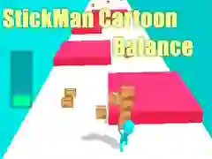 Hra StickMan Karikatúra Rovnováha online Hra StickMan Karikatúra Rovnováha online