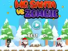 Hra Pán Santa vs Zombie online Hra Pán Santa vs Zombie online