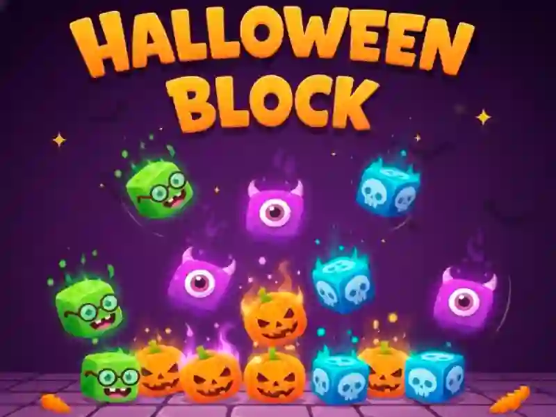 Hra Halloweenske bloky online