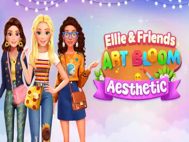 Hra Ellie a priatelia estetiká kvitnutie umenia online