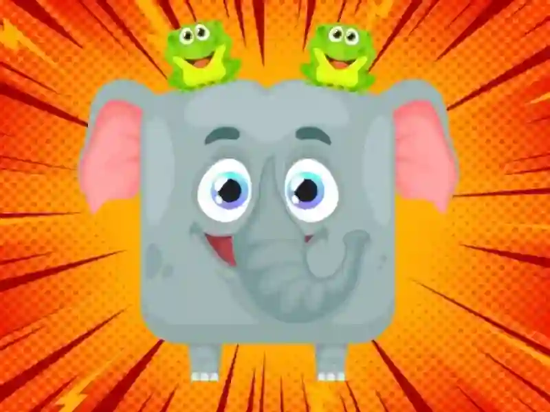 Hra Želé búrky: Vytvorte slony online