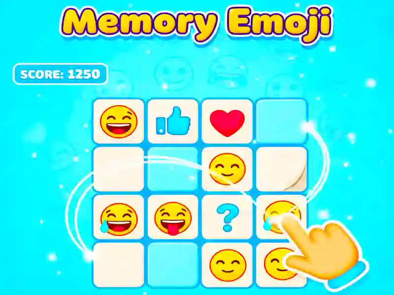 Hra Emoji: Pre pamäť online