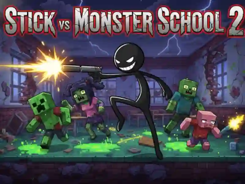Hra Stickman vs Monster High 2 online