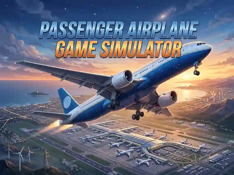 Hra Passenger Airplane Game Simulator online