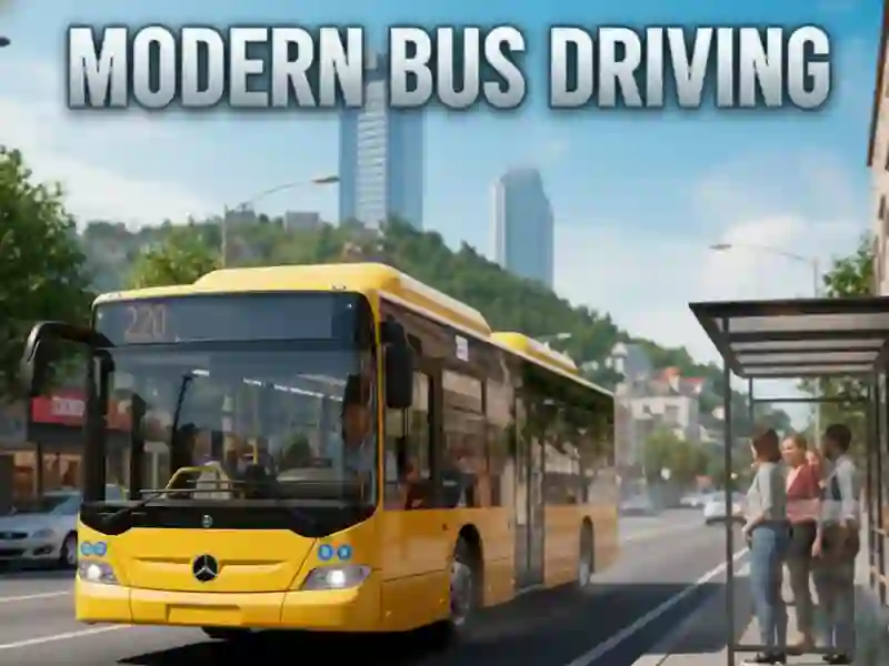 Hra Vedenie moderných autobusov online