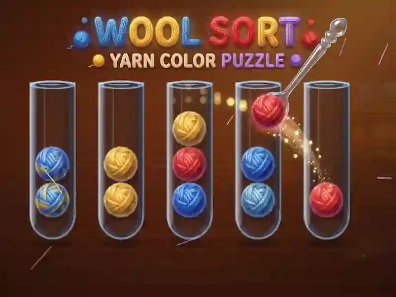 Hra Wool Sort Yarn Color Puzzle online