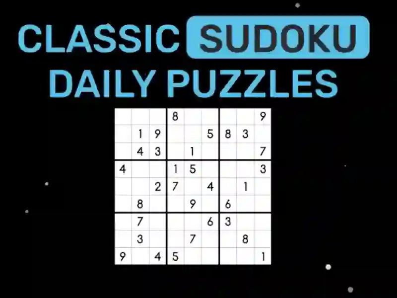 Hra Klasický sudoku. Denná hádanka online