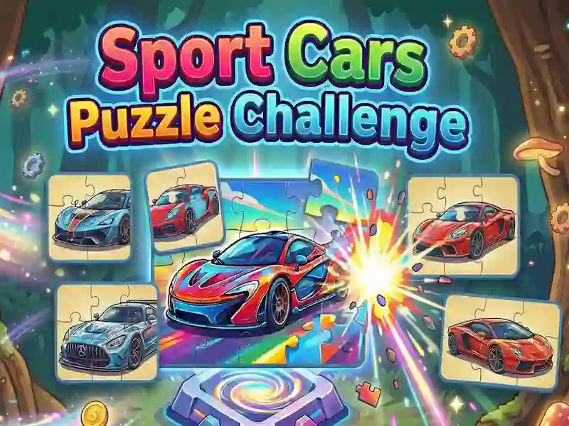 Hra Puzzle športové autá online
