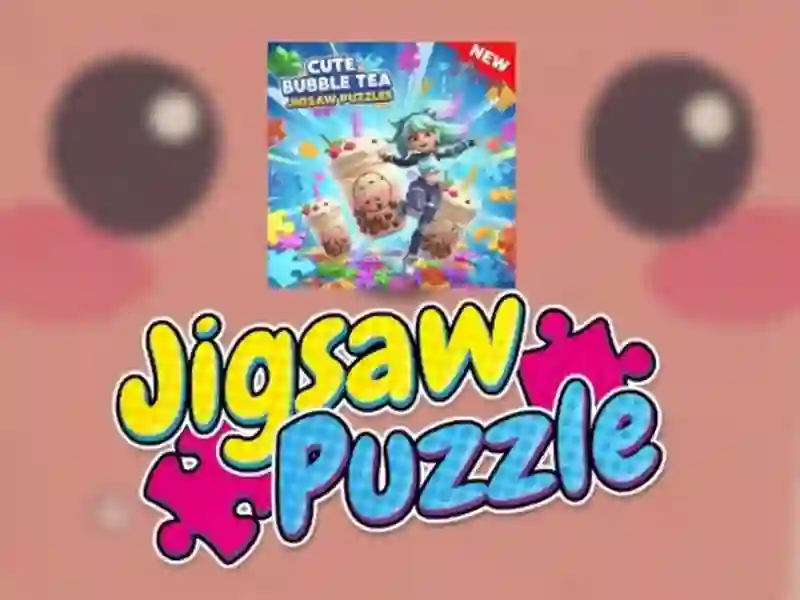 Hra Puzzle: roztomilý čaj s bublinami online