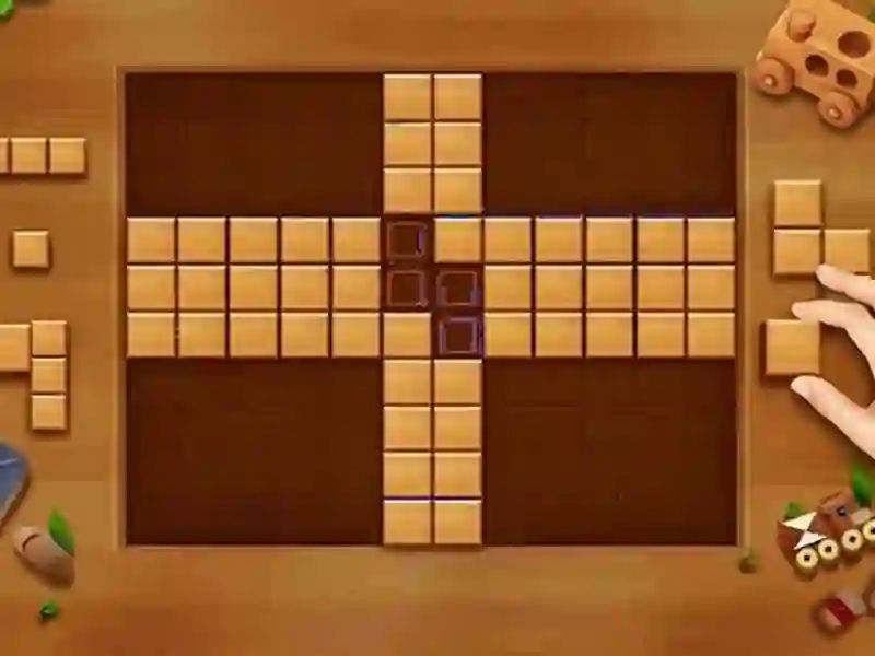 Hra Drevené blokové puzzle online