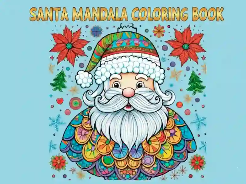 Hra Omaľovánky Santa Mandala online