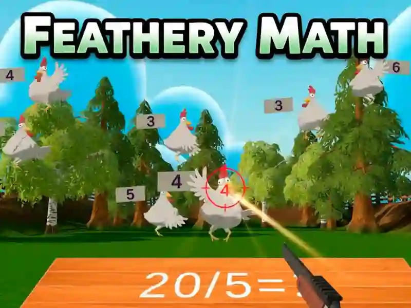 Hra Operená matematika online