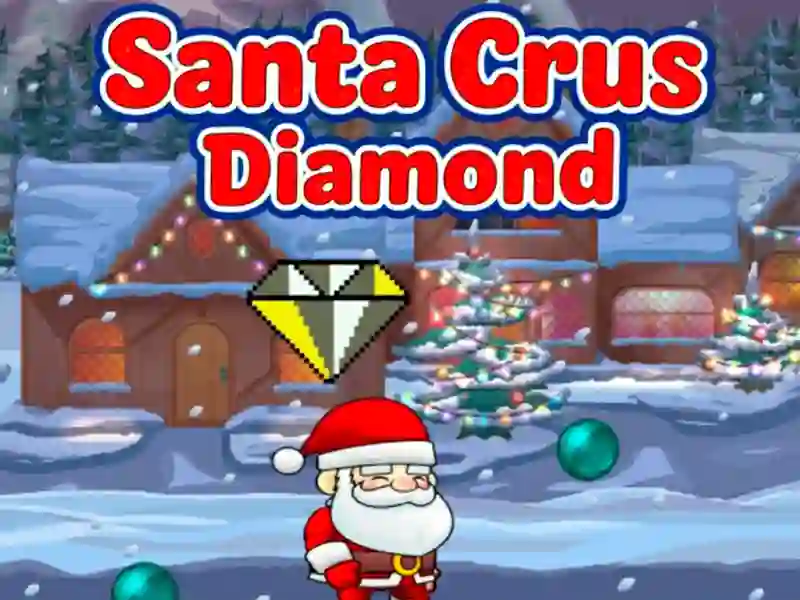 Hra Santa zbiera diamanty online