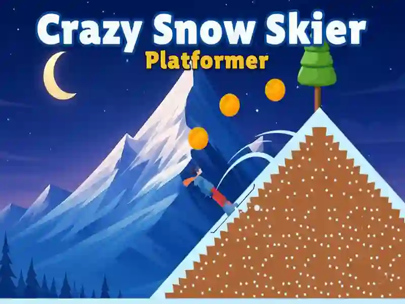 Hra Crazy Skier: Platformer online