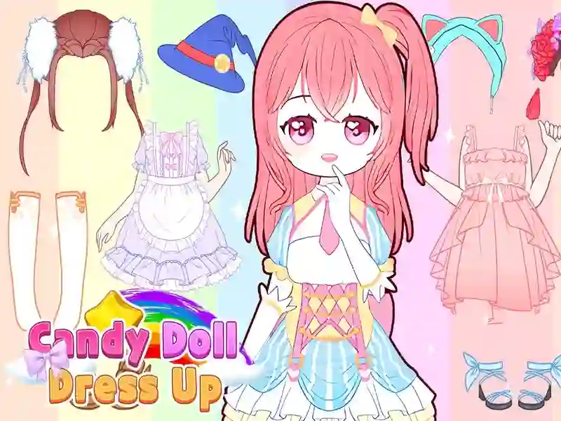 Hra Candy Doll: Dressing online