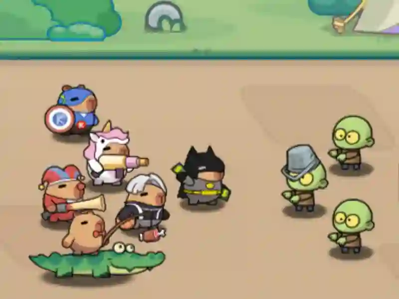 Hra Kapibara, vpred! online