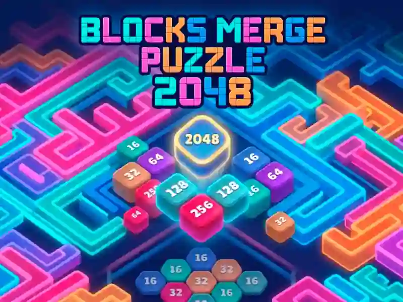 Hra Blocks Merge Puzzle 2048 online