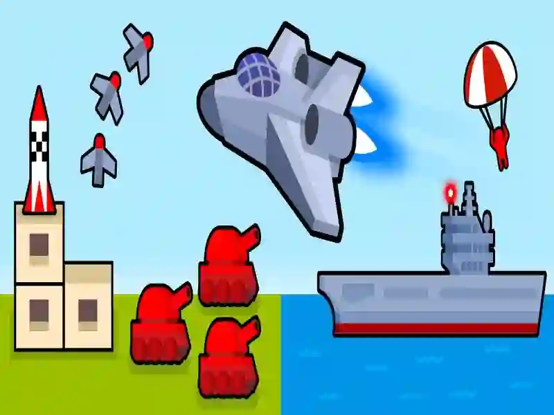 Hra Bombardér: 2d vzduchový úder online