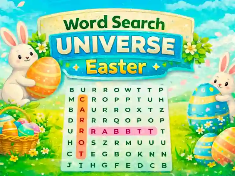 Hra Word Search Universe Easter online