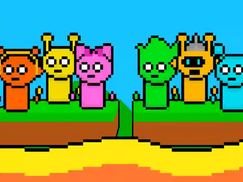 Hra Sprunks: Únik z lávy pre 2 hráčov online Hra Sprunks: Únik z lávy pre 2 hráčov online