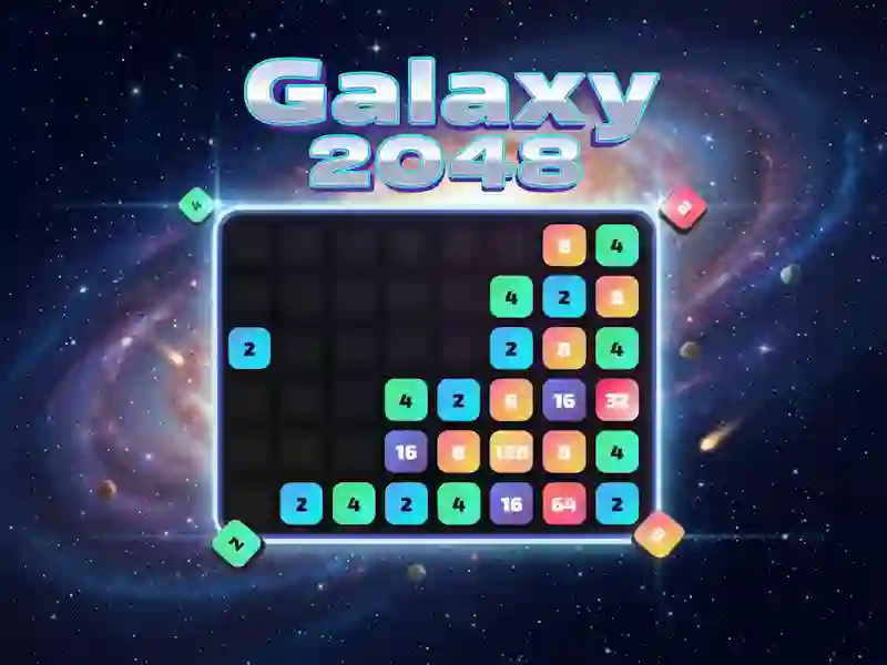 Hra Galaxia 2048 online