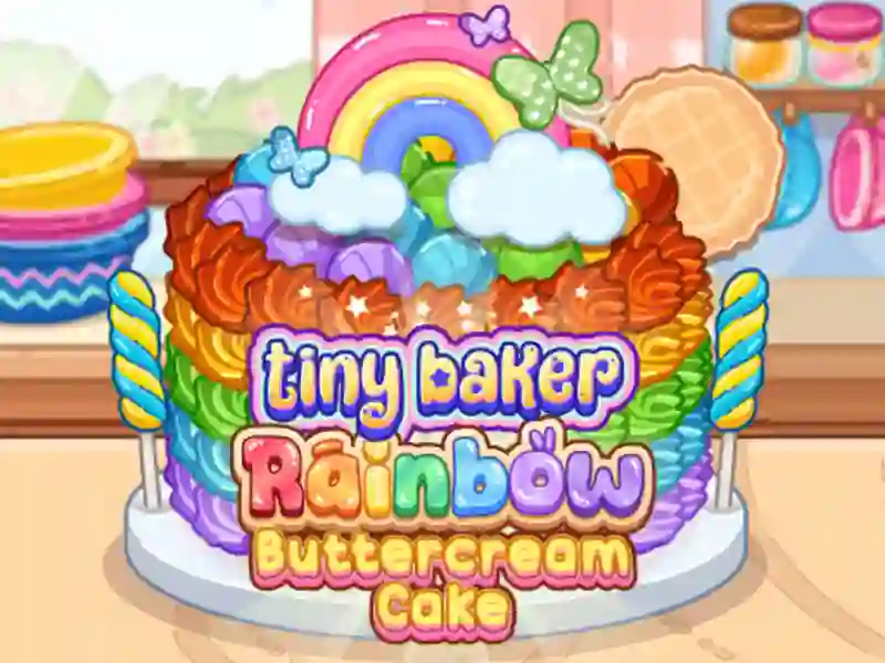 Hra Tiny Baker: Rainbow Butter Cake online