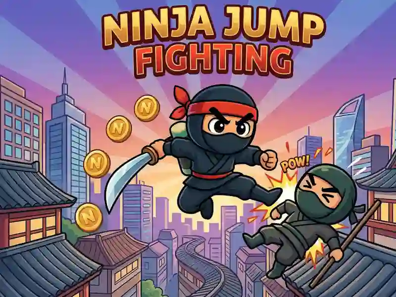 Hra Ninja skákací boj online
