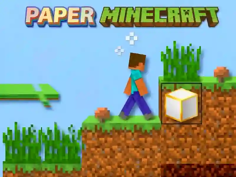 Hra Papierový Minecraft online