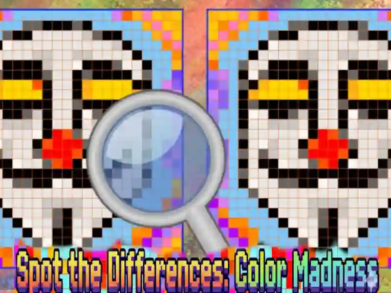 Hra Spot the Differences Color Madness online