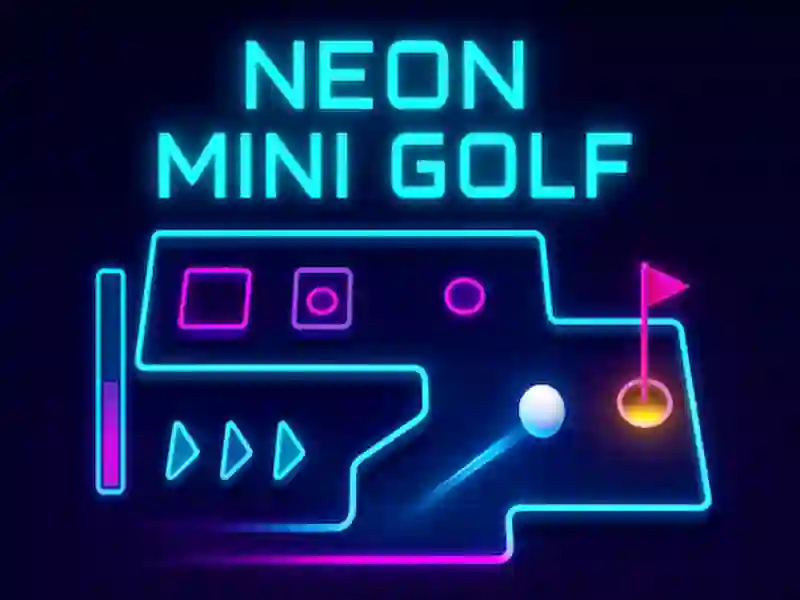 Hra Neónový minigolf online