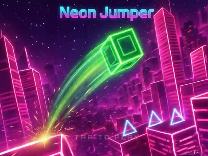 Hra Neónový jumper online